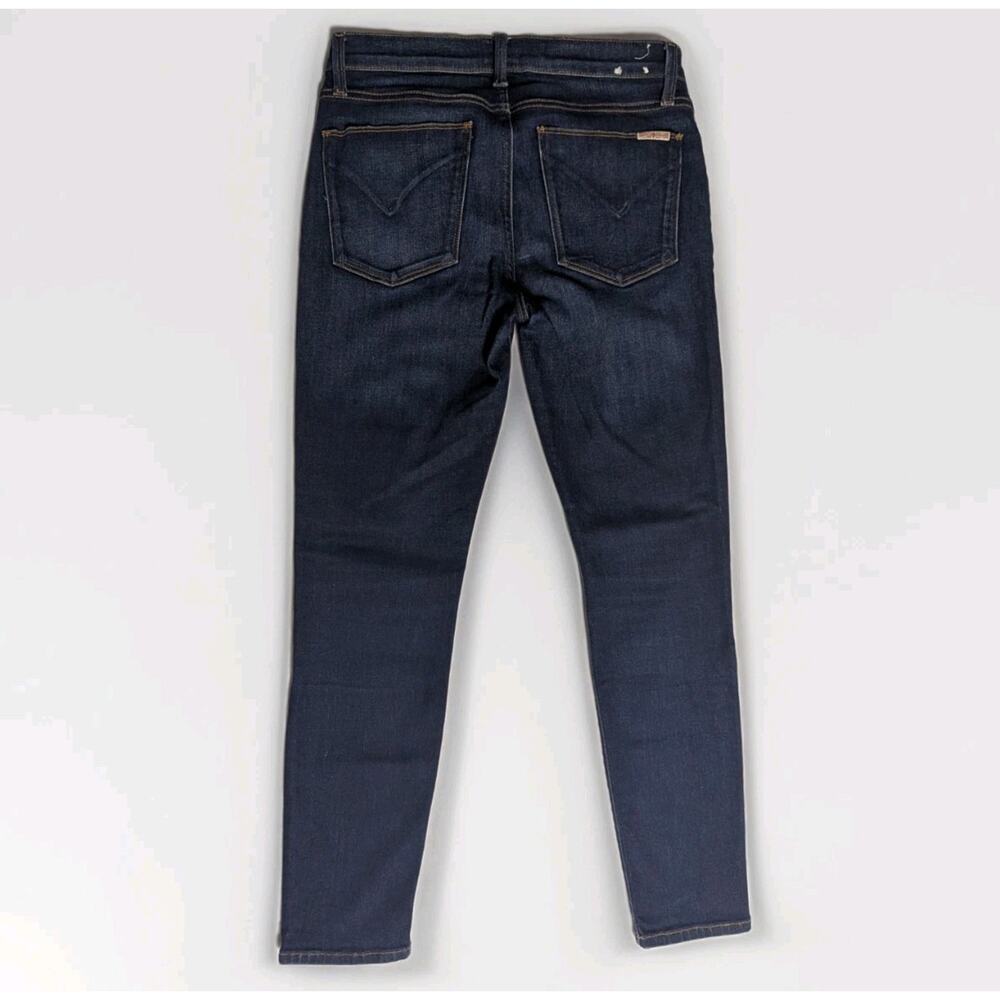 Hudson Natalie Super Skinny Jeans Womens 29 Denim Pockets Blue Medium Wash Zip - Picture 6 of 12